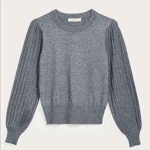 Accordion Pleat Loft Sweater